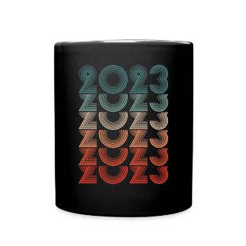 Millésime 2023 - Mug uni - noir - Devant