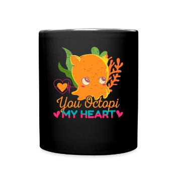 Octopus Octopus Sea Tentacle Octopus Octopus Octopus - Full Colour Mug - black - Front