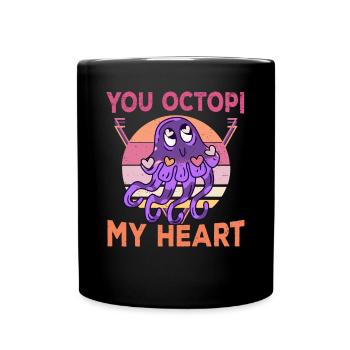 Octopus Octopus Sea Tentacle Octopus Octopus Octopus - Full Colour Mug - black - Front