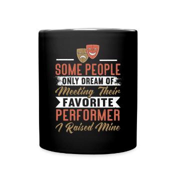Schauspielerin Drama Broadway Musical Theater - Tasse einfarbig - Schwarz - Vorne