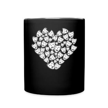 Schauspielerin Drama Broadway Musical Theater - Tasse einfarbig - Schwarz - Vorne