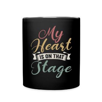 Schauspielerin Drama Broadway Musical Theater - Tasse einfarbig - Schwarz - Vorne