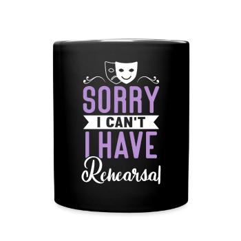 Schauspielerin Drama Broadway Musical Theater - Tasse einfarbig - Schwarz - Vorne