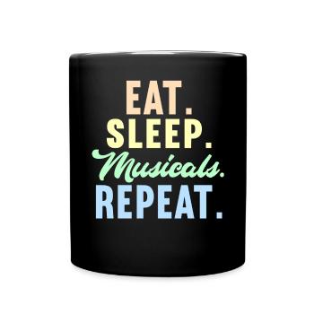 Schauspielerin Drama Broadway Musical Theater - Tasse einfarbig - Schwarz - Vorne