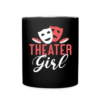 Schauspielerin Drama Broadway Musical Theater - Tasse einfarbig - Schwarz - Vorne