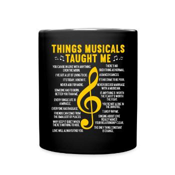 Schauspielerin Drama Broadway Musical Theater - Tasse einfarbig - Schwarz - Vorne