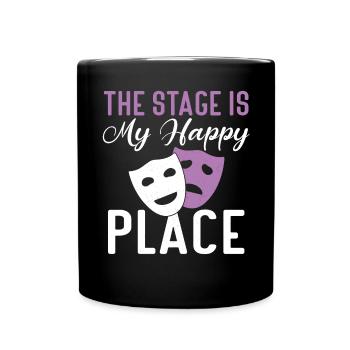 Schauspielerin Drama Broadway Musical Theater - Tasse einfarbig - Schwarz - Vorne