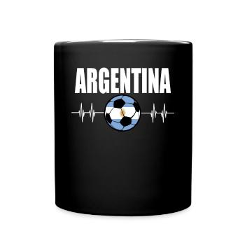 ARGENTINE Football - Mug uni - noir - Devant