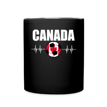 Canada Football - Mug uni - noir - Devant