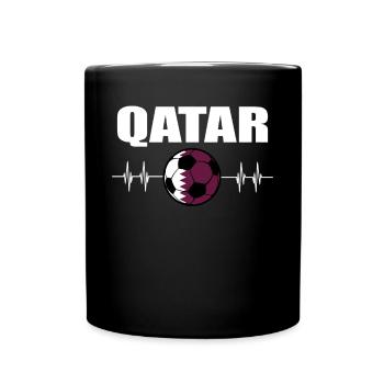 Qatar Football - Full Colour Mug - black - Front