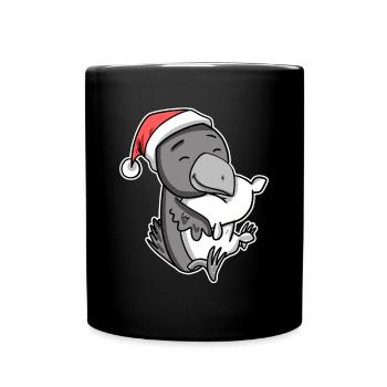 Corbeau Noël Sommeil Sommeil Sommeil Sommeil - Mug uni - noir - Devant
