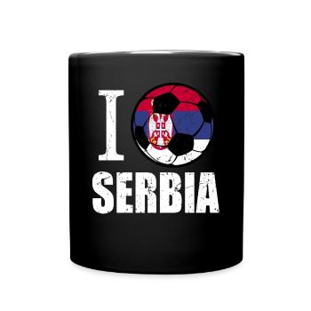 Serbia Football - Full Colour Mug - black - Front