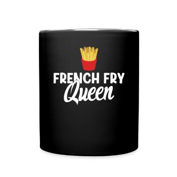 French Fries Lover Fast Food Gifts - Full Colour Mug - black - Front
