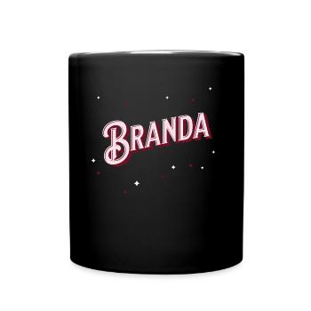 Nom de marque personnalisé - Mug uni - noir - Devant
