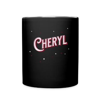 Personalized Cheryl name - Full Colour Mug - black - Front