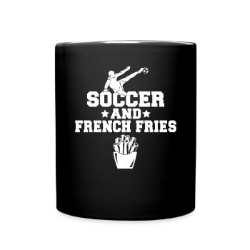 French Fries Lover Fast Food Gifts - Full Colour Mug - black - Front