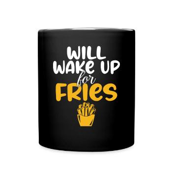 French Fries Lover Fast Food Gifts - Full Colour Mug - black - Front