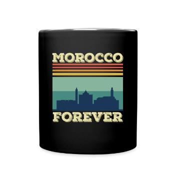 Maroc pour toujours Afrique Gibraltar Souv marocain - Mug uni - noir - Devant