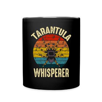 Tarantula Whisperer Retro Spider Owner - Full Colour Mug - black - Front
