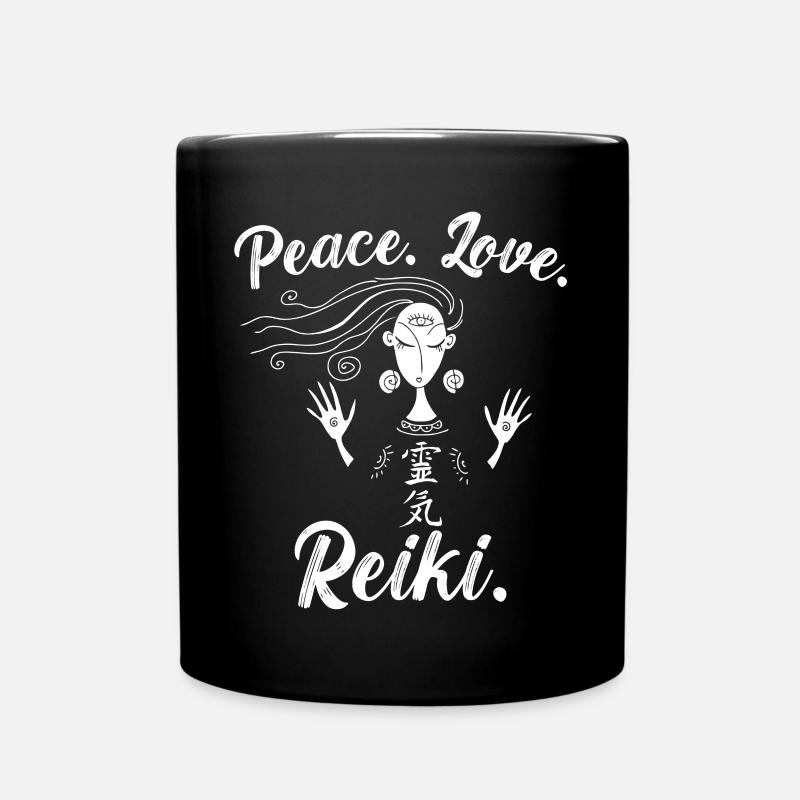 Papa est mon nom - Le Reiki est mon jeu - Mug uni - noir