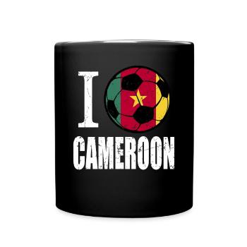 Cameroon Football - Full Colour Mug - black - Front
