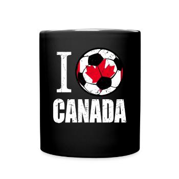 Canada Football - Mug uni - noir - Devant