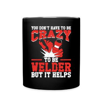 Souder Souder Vintage Vous ne soudez pas - Mug uni - noir - Devant