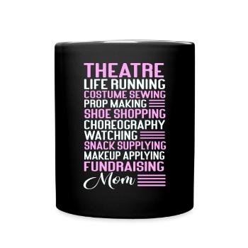 Schauspielerin Drama Broadway Musical Theater - Tasse einfarbig - Schwarz - Vorne