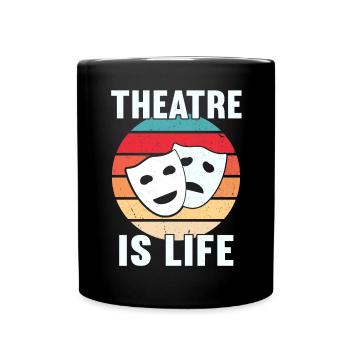 Schauspielerin Drama Broadway Musical Theater - Tasse einfarbig - Schwarz - Vorne