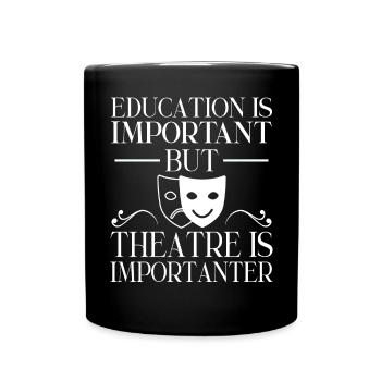 Schauspielerin Drama Broadway Musical Theater - Tasse einfarbig - Schwarz - Vorne