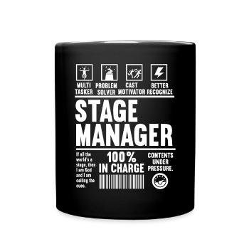 Actrice Drame Broadway Musical Theater - Mug uni - noir - Devant