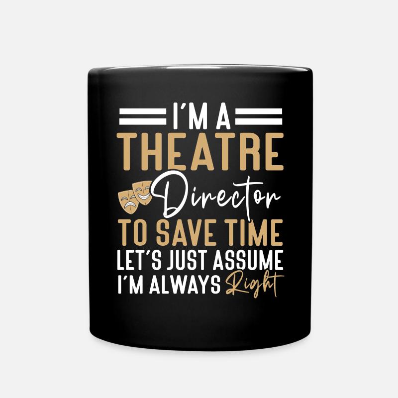 Schauspielerin Drama Broadway Musical Theater - Tasse einfarbig - Schwarz