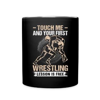 Lutte Lutte Lutteur Lutteur Cadeau de lutteur - Mug uni - noir - Devant