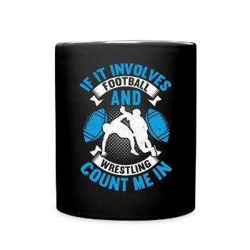 Lutte Lutte Lutteur Lutteur Cadeau de lutteur - Mug uni - noir - Devant