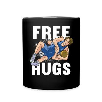 Lutte Lutte Cadeau de lutteur lutteur - Mug uni - noir - Devant
