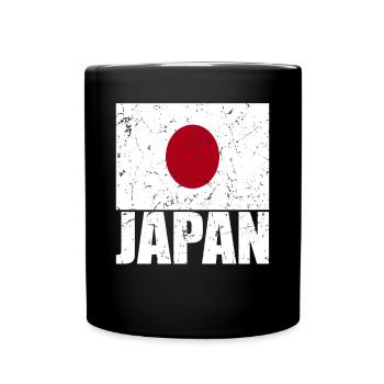 Japan Flag - Full Colour Mug - black - Front