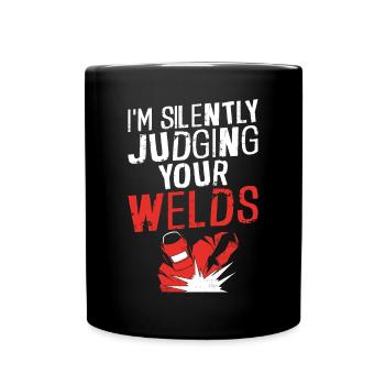 Soudeur Soudeur Vintage Je suis - Mug uni - noir - Devant