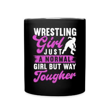 Lutte Lutte Cadeau de lutteur lutteur - Mug uni - noir - Devant