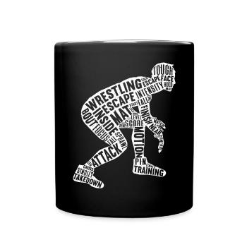 Lutte Lutte Lutteur Lutteur Cadeau de lutteur - Mug uni - noir - Devant