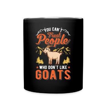 Chèvres Cadeau Chèvre Hôte Chèvre - Mug uni - noir - Devant