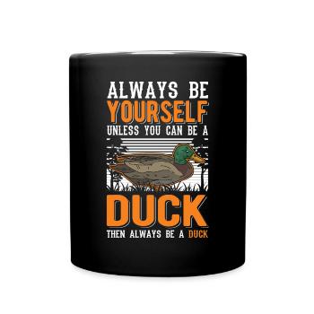Duck Gift Duck Duck Breeder - Full Colour Mug - black - Front