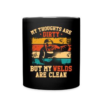 Soudeur Soudeur Vintage Retro My - Mug uni - noir - Devant