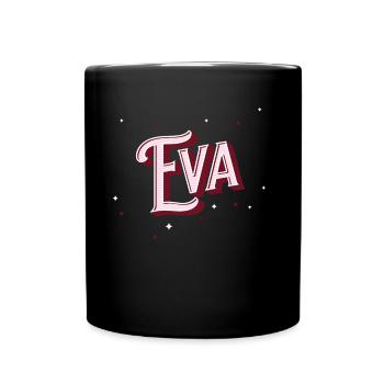 Eva name personalized - Full Colour Mug - black - Front
