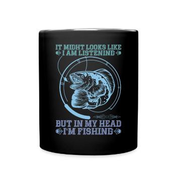 It may look like I'm - Full Colour Mug - black - Front