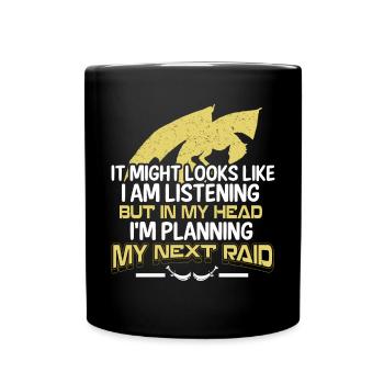 It may look like I'm - Full Colour Mug - black - Front