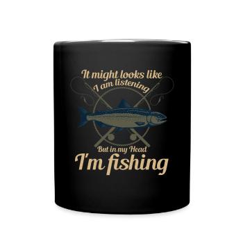 It may look like I'm - Full Colour Mug - black - Front