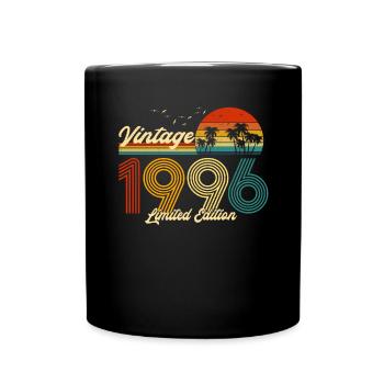 Vintage 1996 Cadeau en édition limitée pour anniversaire - Mug uni - noir - Devant