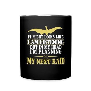 It may look like I'm - Full Colour Mug - black - Front