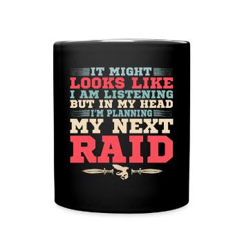 It may look like I'm - Full Colour Mug - black - Front