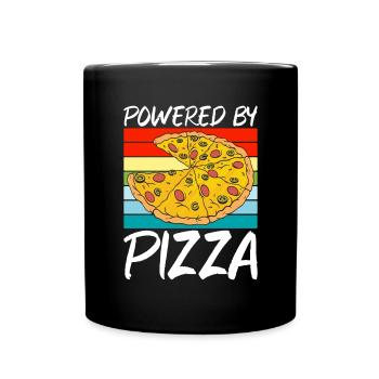 Snack Pizzalove Pizza Lover Cadeau - Mug uni - noir - Devant